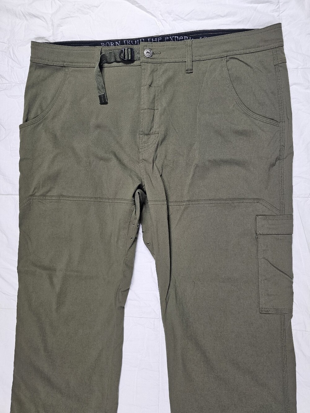 Prana Stretch Zion Green Cargo Pants Men’s Size 42 - Picture 4 of 11